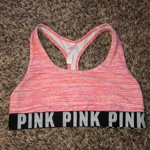 Pink Sports Bra